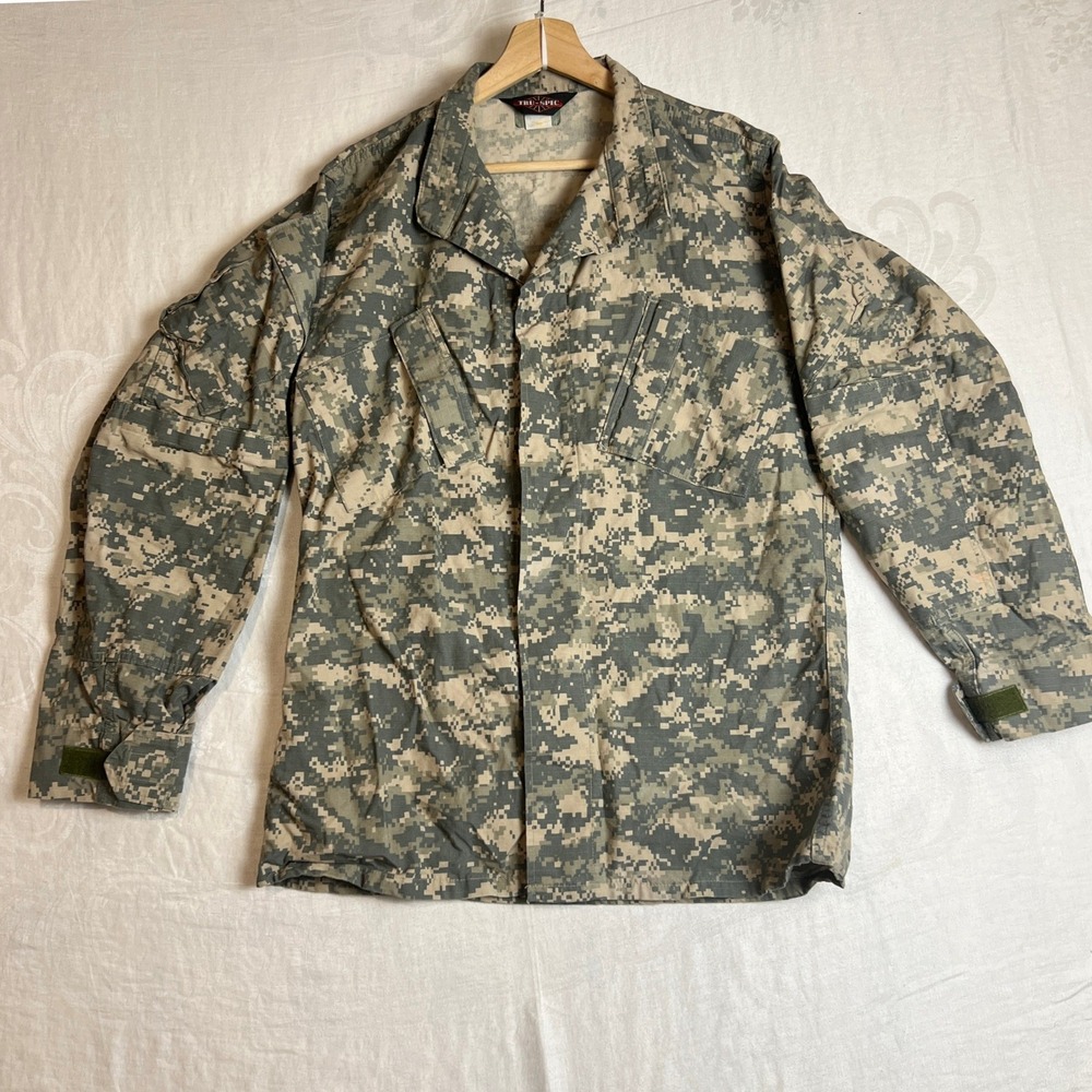 TRU-SPEC Digital Camo Military Field Jacket Medium Regular Men's Utility Work